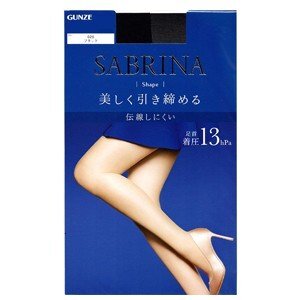 Gunze Sabrina Shape Fit Stocking 026 Black Colour, Size L-LL
