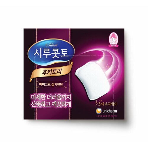 UNICHARM SILCOT FACE/FACIAL COTTON 72 X 55mm(32pcs)