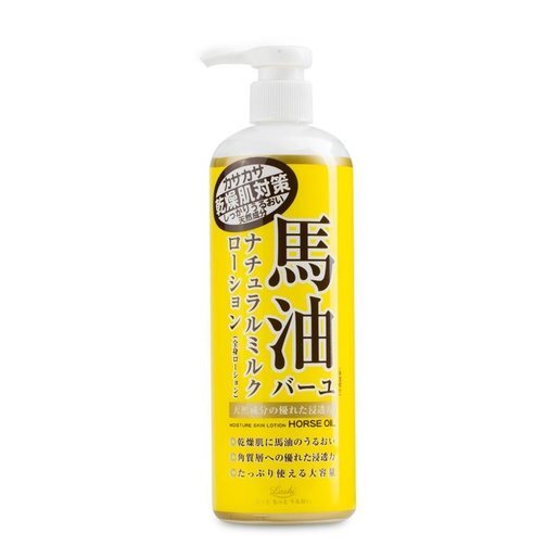 Loshi Moist Aid Horse Oil Natural Milk Lotion 485ml