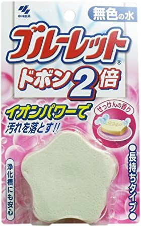 KOBAYASHI Toilet Refresh Tablet Deodorizer Detergent Star Shaped Colorless 120g