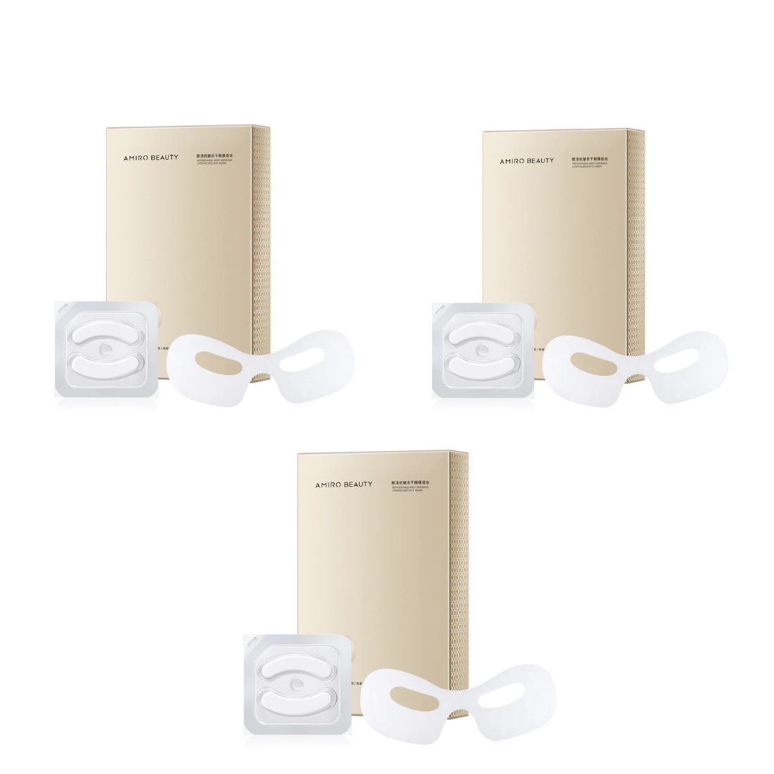 AMIRO Eye Mask For Eye Rejuvenation RF Device 4 pcs (3 Pack)