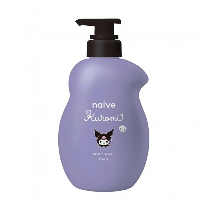 Kracie Naive Peach Leaf Body Wash 530ml Sanrio Kuromi [Limited]