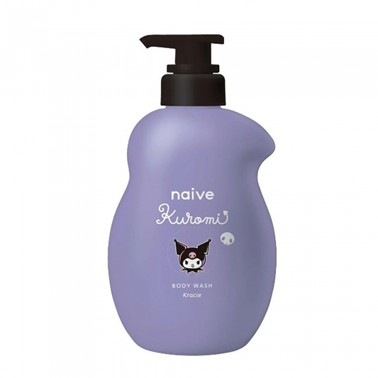 Kracie Naive Peach Leaf Body Wash 530ml Sanrio Kuromi [Limited]