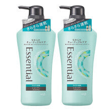 KAO Essential Smart Shampoo & Conditioner Pump Set 480ml x 2   [Type: Quick-dry 头发易吹干型]