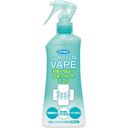 Fumakilla Skin Vape Anti Bugs Insect Repellent Mist Spray 200ml [Scent: Green - Citrus]