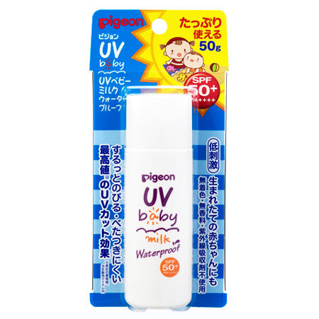 Pigeon UV Baby Milk Waterproof Sunscreen SPF50+ PA++++ 50g