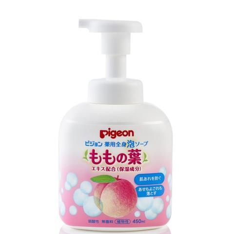 Pigeon Baby Body Foam Wash with Peach Leaf Extract 450ml