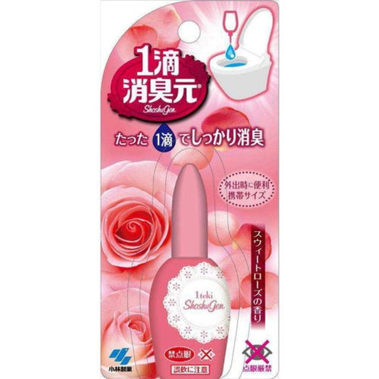 Kobayashi Pharmaceutical 1 Drop Deodorant Air Freshener For Toilet 20ml [Scent: Sweet Rose]