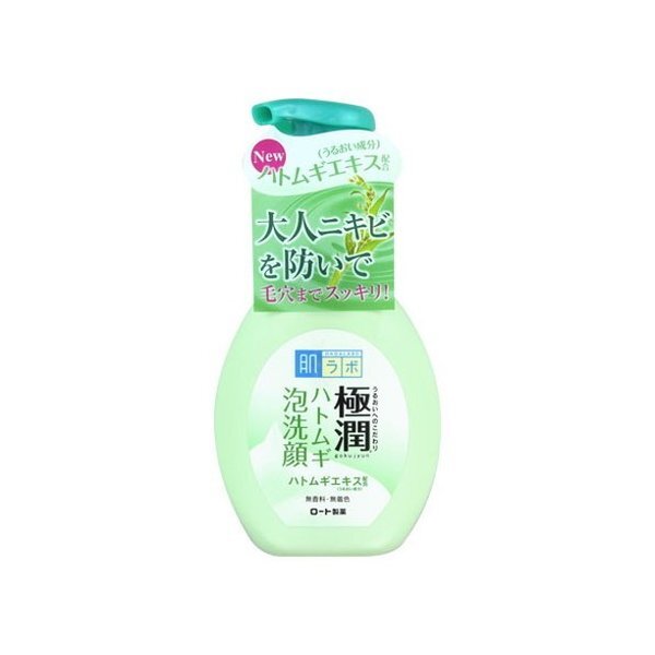 Rohto Hada Labo Gokujyun Hatomugi Foam Cleanser 160ml
