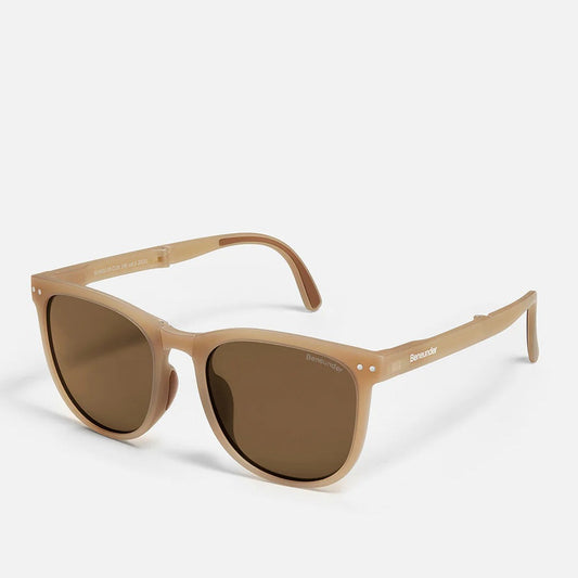 Beneunder 21BU Beneunder Down Polarized Folding Sunglasses - Yellow Brown
