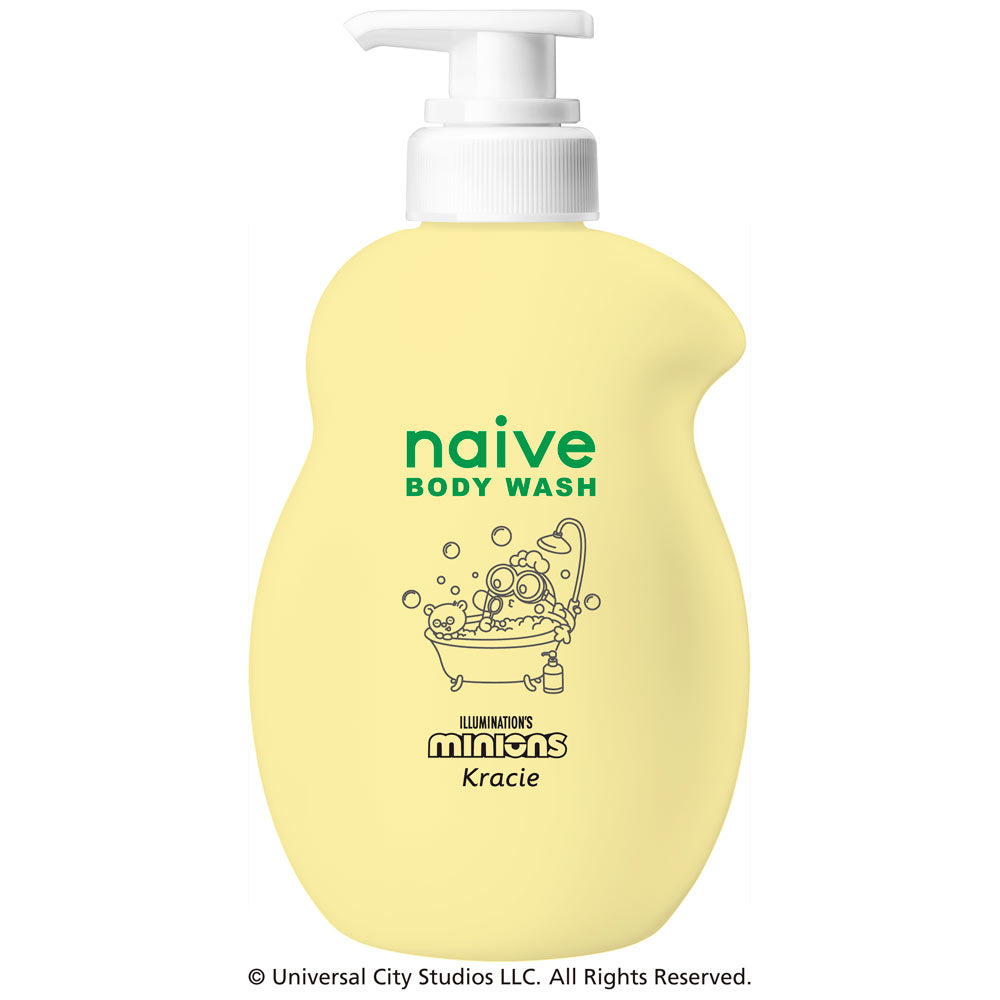 Kracie Naive Peach Leaf Body Wash 530ml Minions
