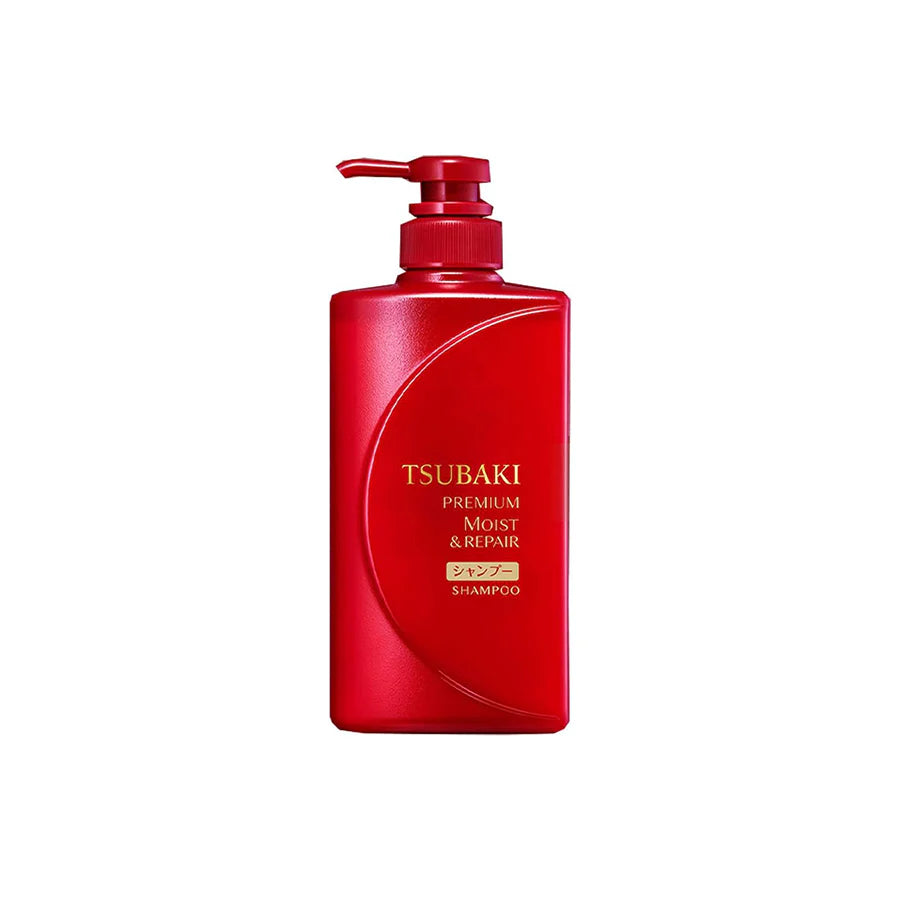 TSUBAKI SHISEIDO Premium Moist Shampoo Pump 490ml