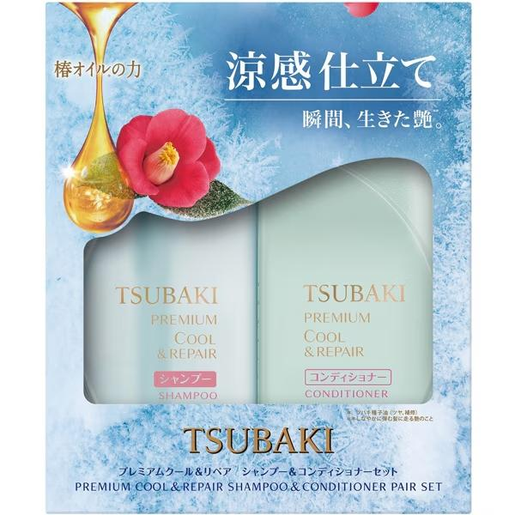 SHISEIDO - TSUBAKI PREMIUM Tsubaki Camellia Extreme Ice Cleansing Set
